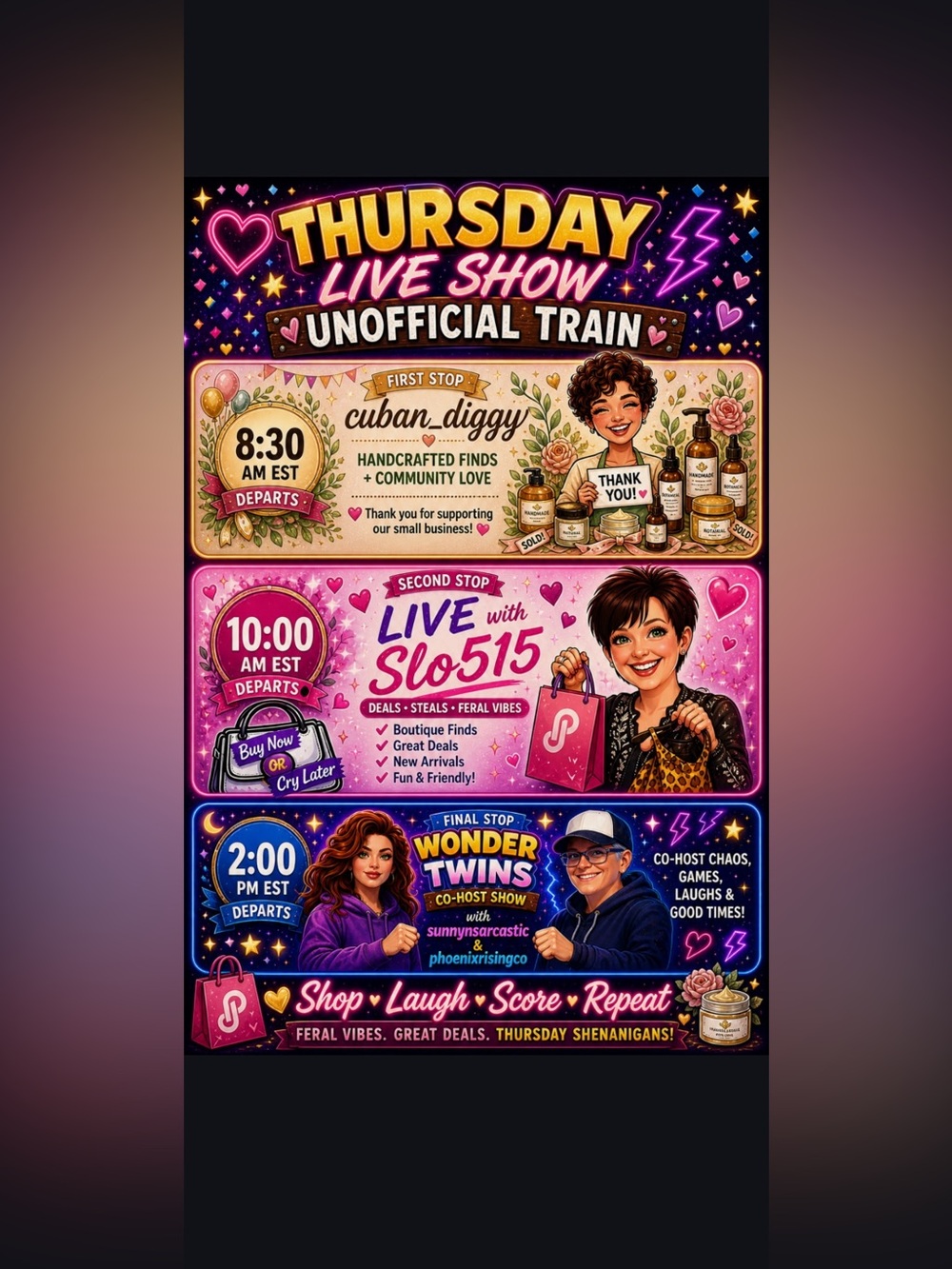 ๐ LIVE SHOW LISTING ๐ - Picture 3 of 16